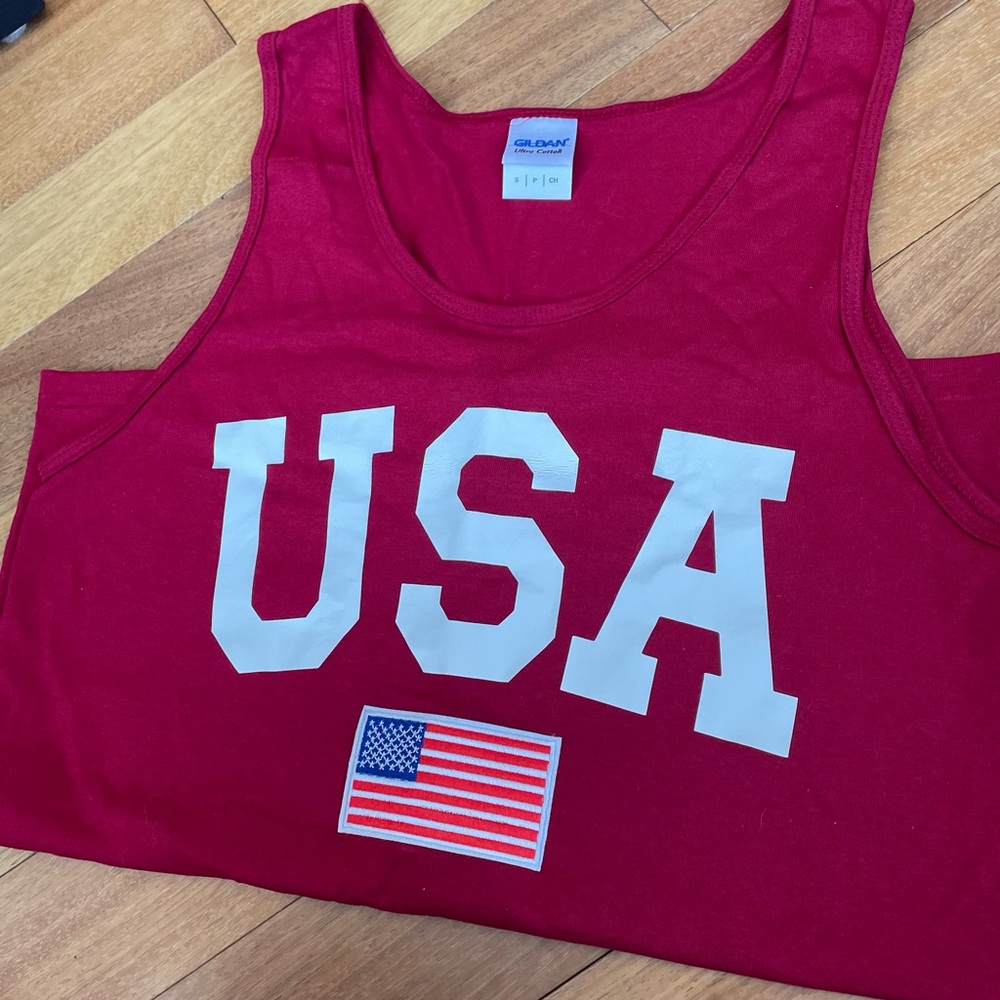 Brand new unisex USA tank